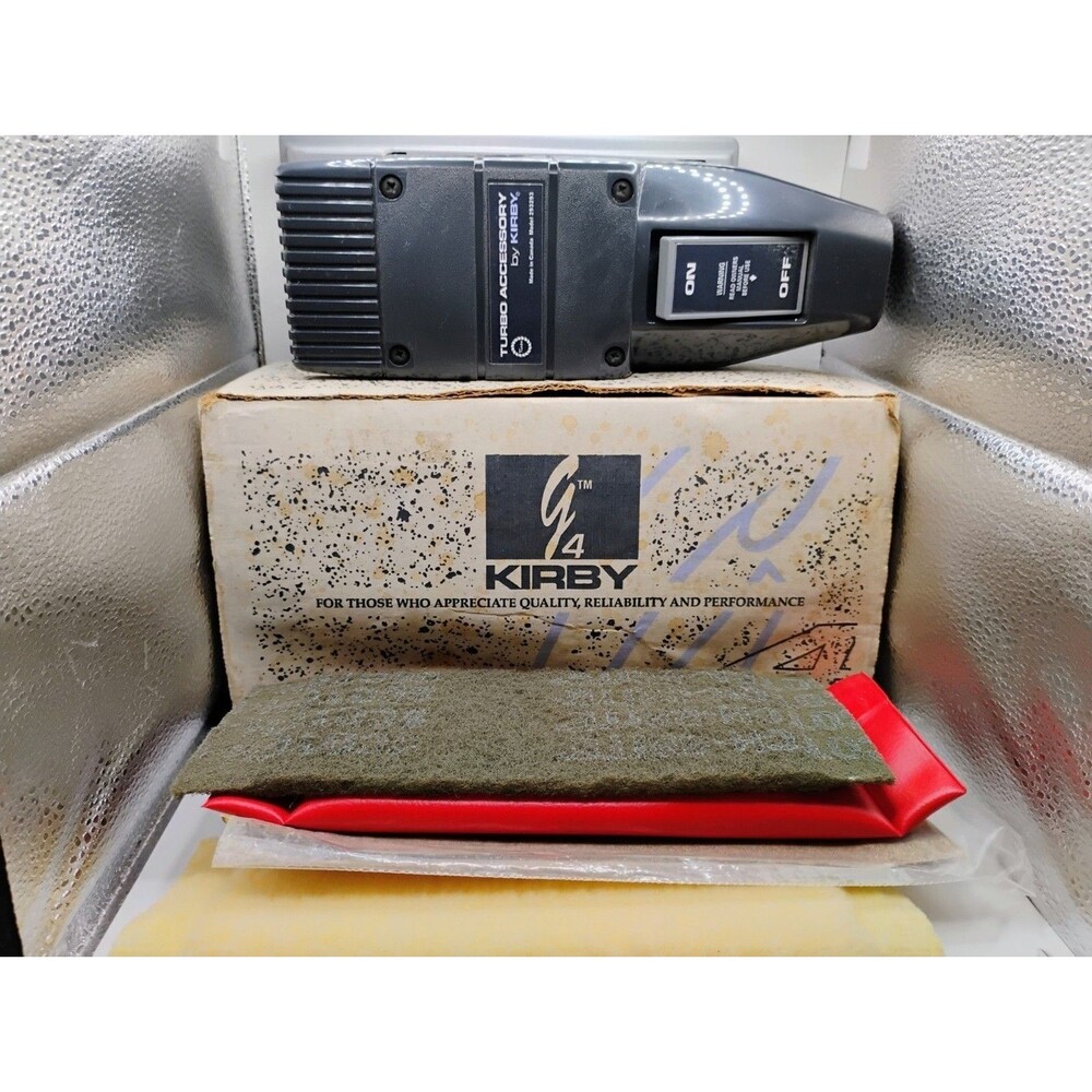 Kirby G4 Turbo Accessory Kit Sander Polisher #293293 in Original Box & Complete